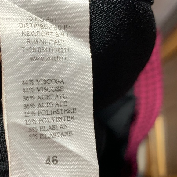 Jo No Fui Colorful Houndstooth Skirt Size 46 - Picture 6 of 6